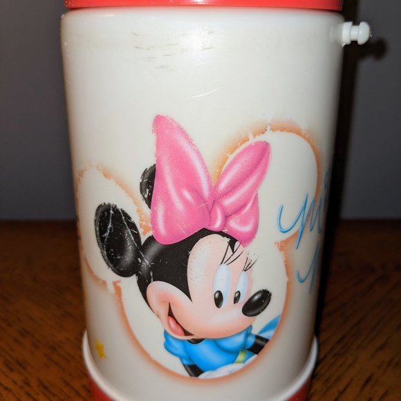 VTG Disney Mickey Mouse Minnie Mouse Insulated Bottle With Cross Body Strap. - Picture 4 of 10